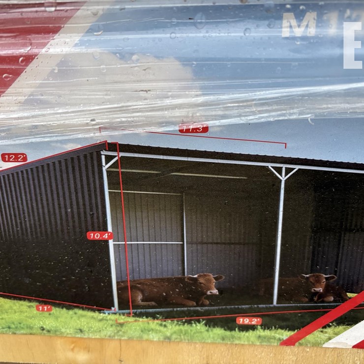 2026 SDLANCH GALVANIZED METAL LIVESTOCK SHED #3