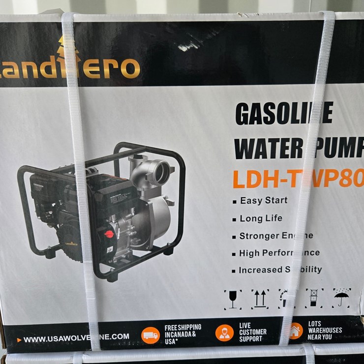 #2209 • (Edmore)3" semi trash water pump