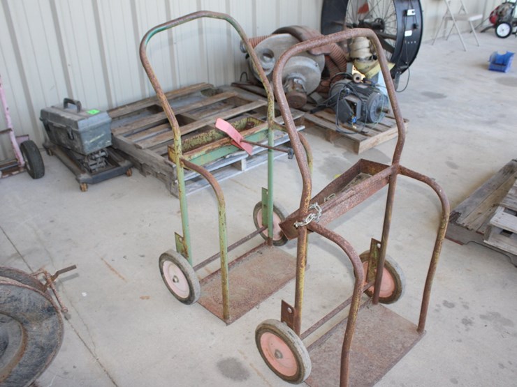 #1012-•-(2)-two-gas-cylinder-carts-image-1