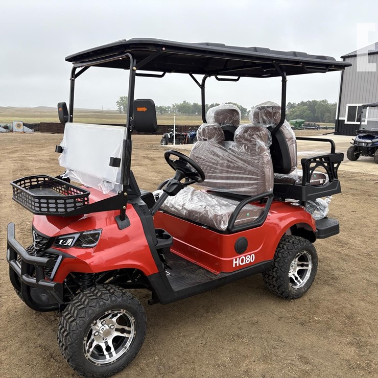 2026 HQ80 GOLF CART #4 (RED) 10098