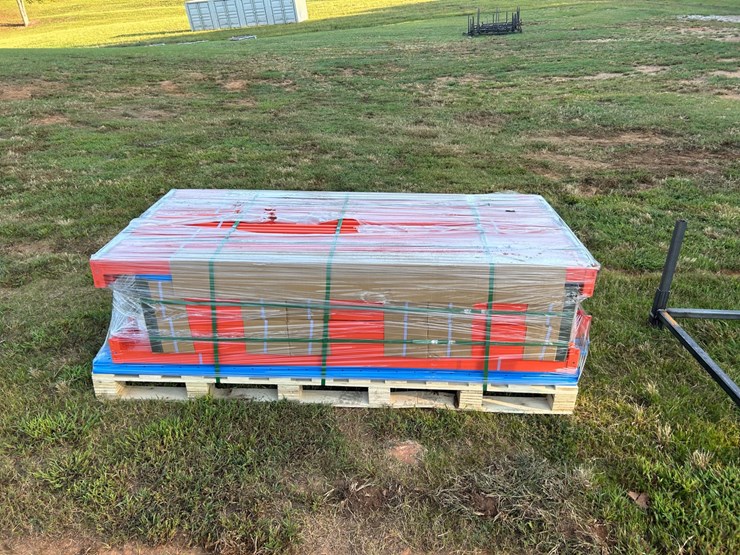 #129-•-40ft-heavy-duty-metal-shelves--6-sets-image-2