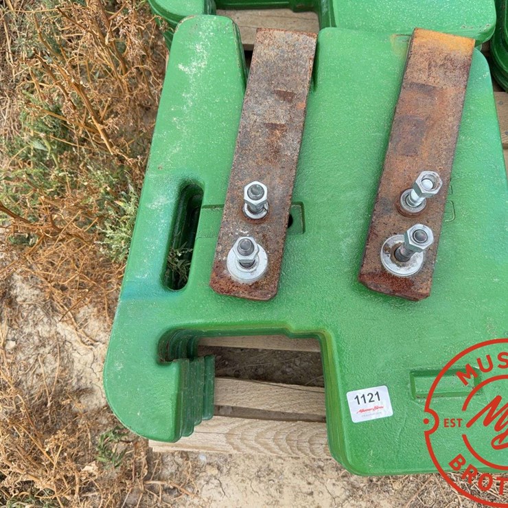 (9) John Deere Front Suitcase Weights