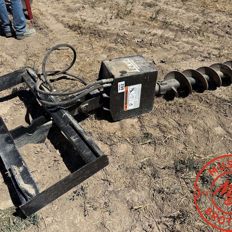 Lowe 1650 Classic Skid Steer Post Hole Digger, 9" Auger