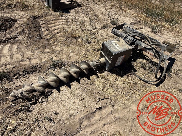 lowe-1650-classic-skid-steer-post-hole-digger,-9"-auger-image-2