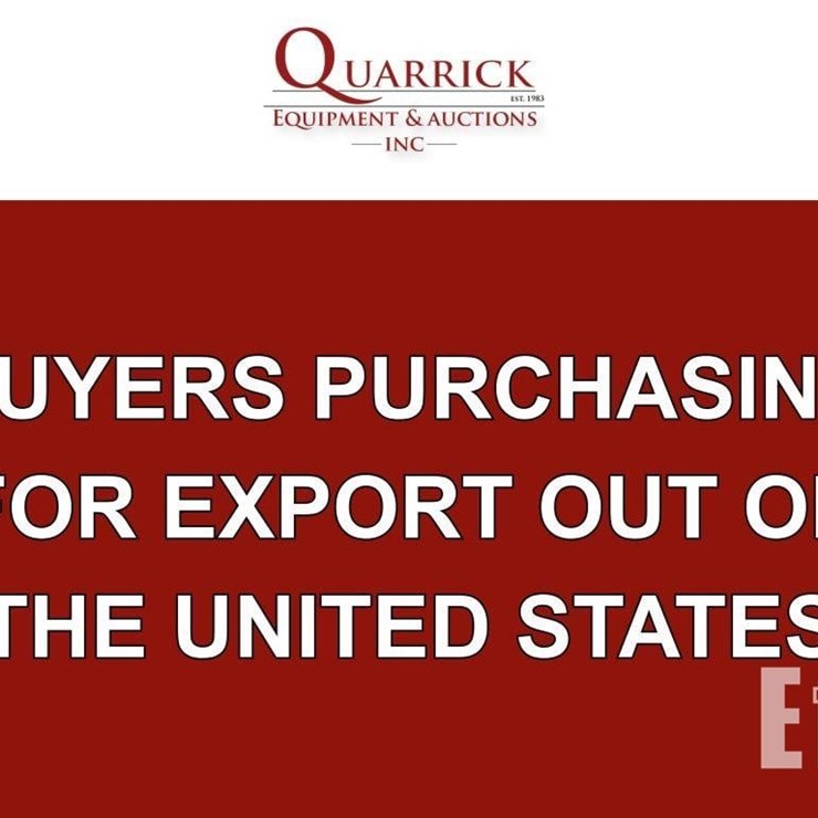BUYER'S PURCHASING FOR EXPORT OUT OF THE UNITED ST