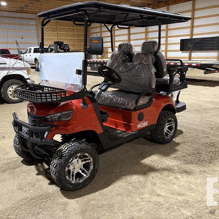 2026 HQ80 GOLF CART #3 (RED) 10097