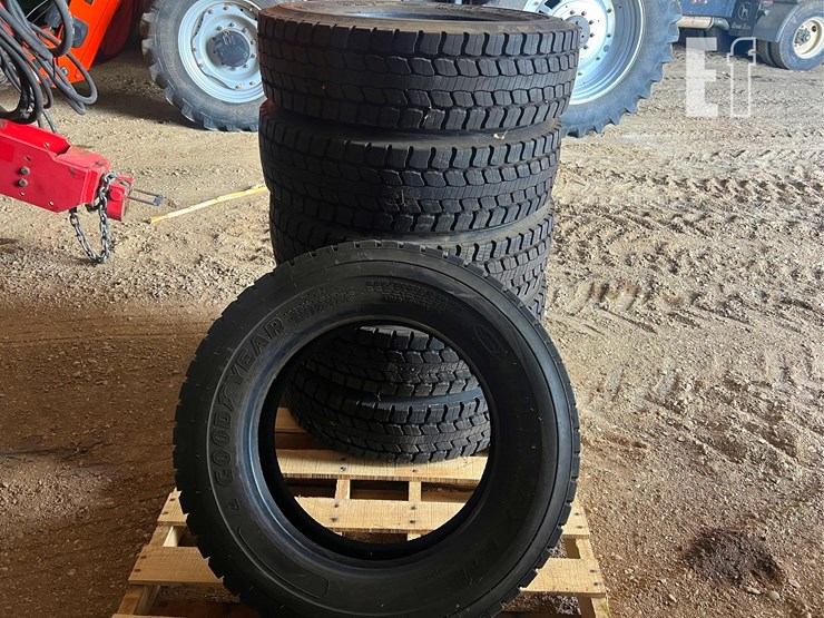 6x-new-good-year-225/70r19.5-tires-image-1