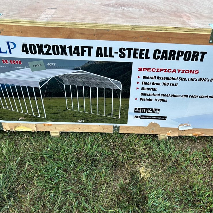 #102 • 20ft x 40ft x 14ft Steel Carport