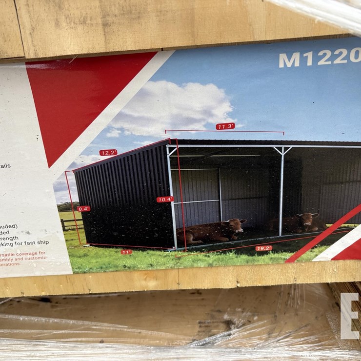 2026 SDLANCH GALVANIZED METAL LIVESTOCK SHED #1