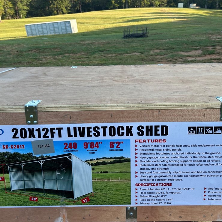 #128 • 20ft x 12ft Livestock Shed