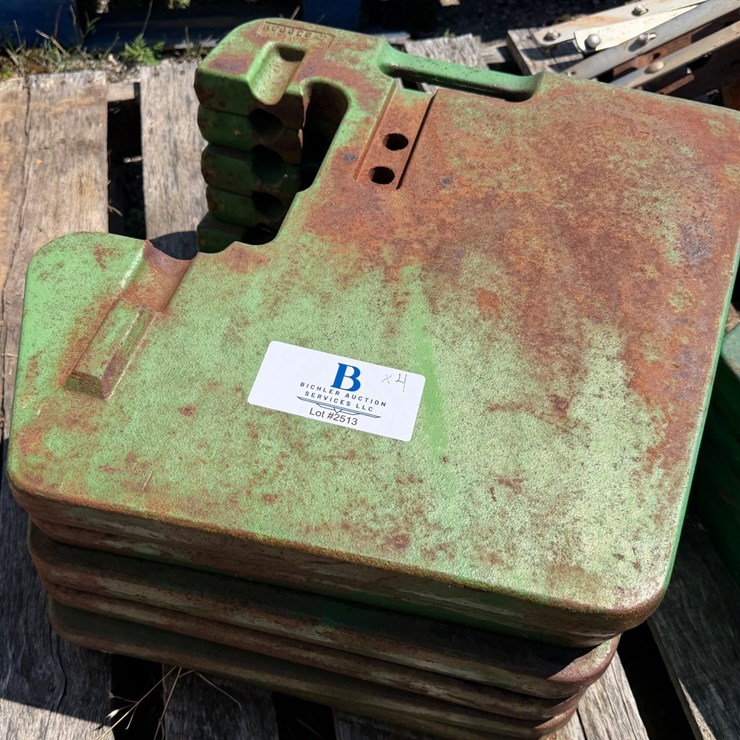 #2513 • John Deere Front Suitcase Weights