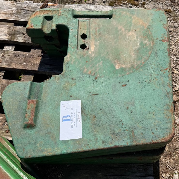 #2514 • John Deere Front Suitcase Weights