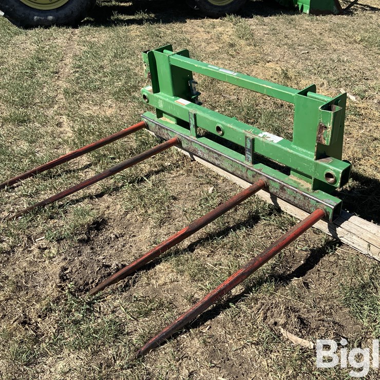 Worksaver Tractor Loader Bale Spear Attachment