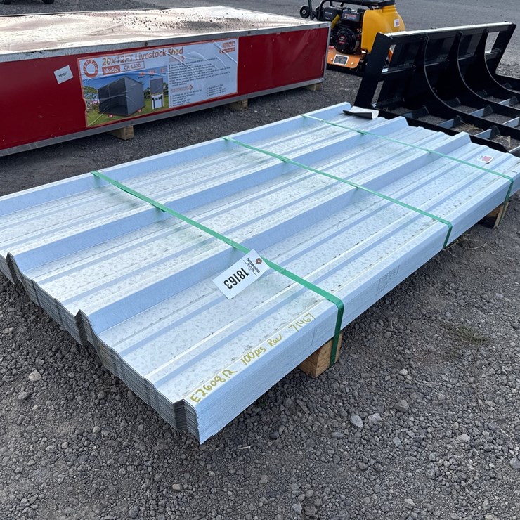 #1006 • APPROX (100) 6' ROOFING METAL