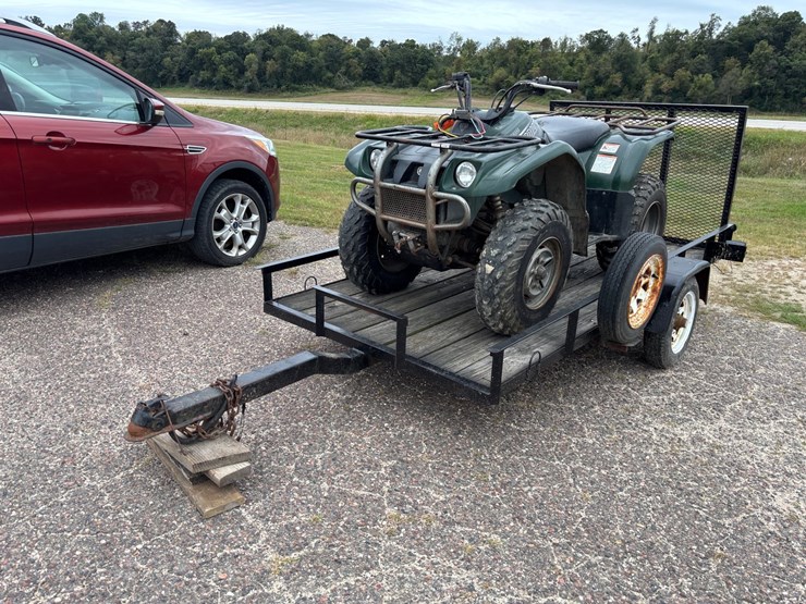 #1330-•-2001-yamaha-kodiak-and-trailer-image-1