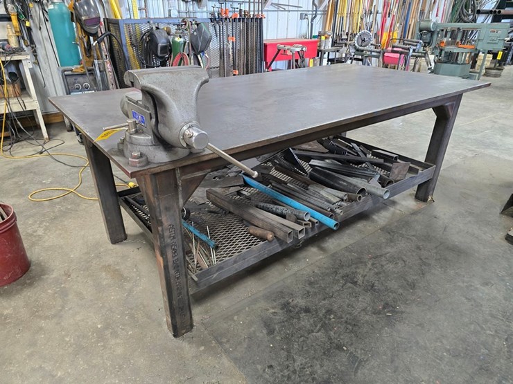 #9684-•-homemade-4'x8'-welding-table-image-2