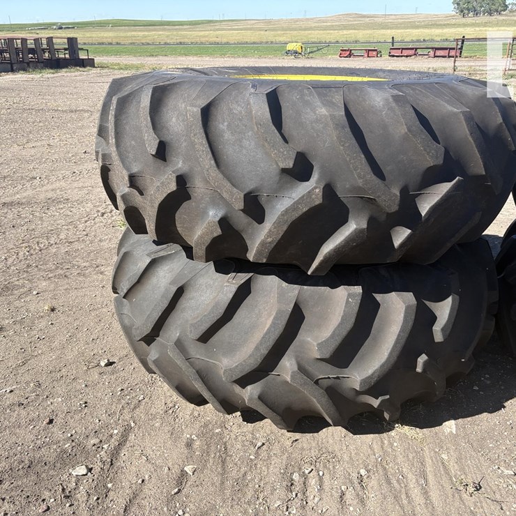 2X 24.5 X 32 GOODYEAR TIRES & RIMS #1