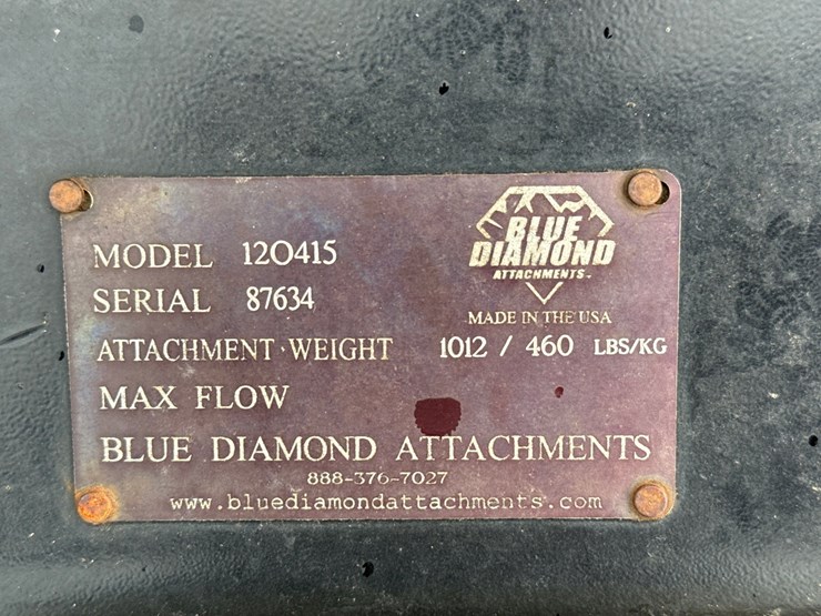 #2009-•-blue-diamond-96"-skid-steer-snow-pusher-image-5