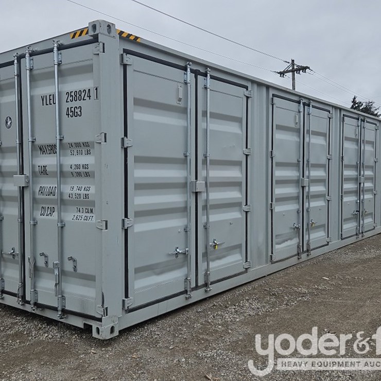 40' HC Multi Door Container, 4 Doors