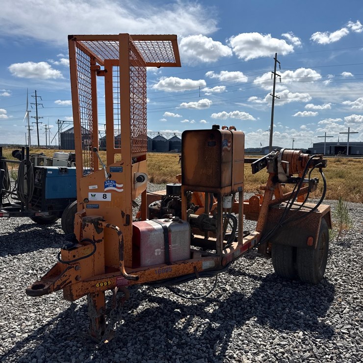 #8 • Sherman Reilly INC 16995 Hydraulic Reel Trailer INV#54993