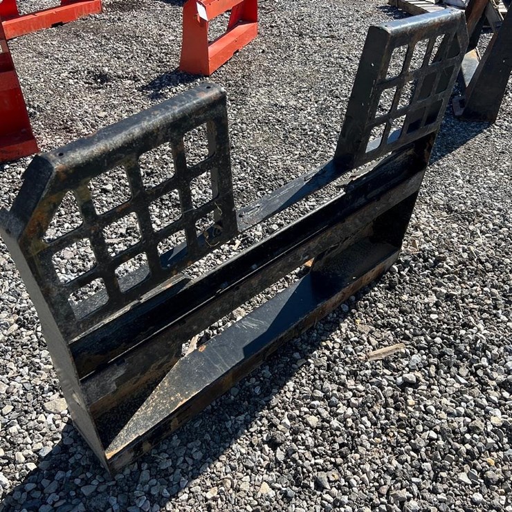 Walk Through Skid Steer Backing Plate