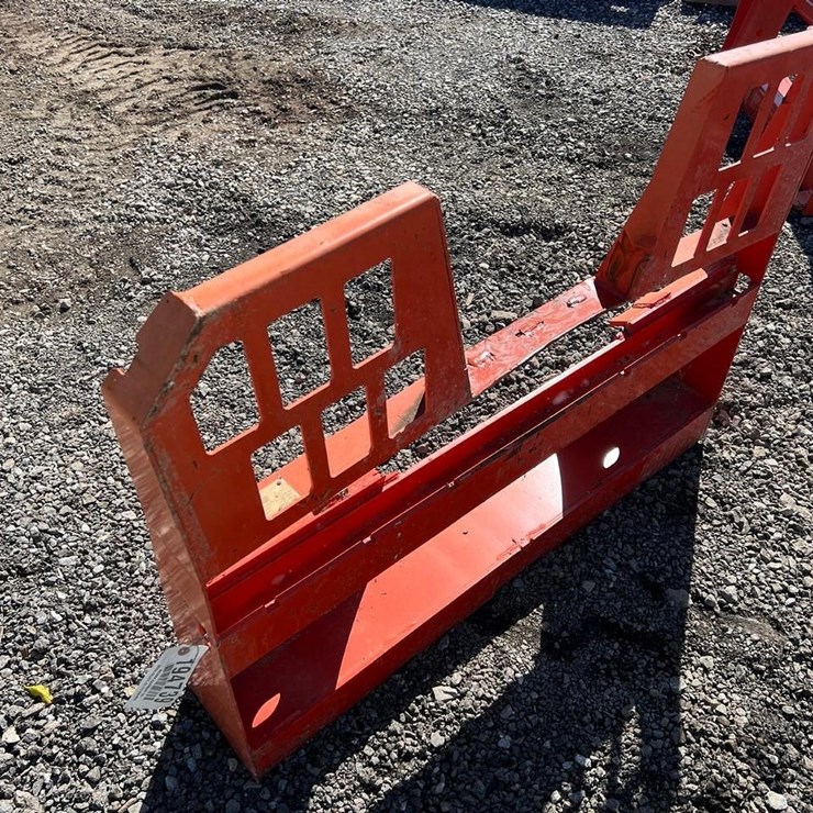Walk Through Skid Steer Fork Frame Backing Plate