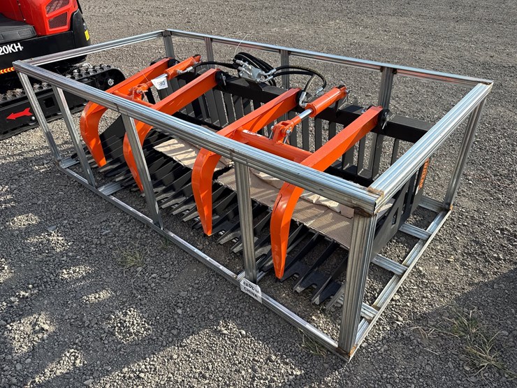 #1055-•-pabreak-80"-skid-steer-2-cylinder-skeleton-grapple-image-4