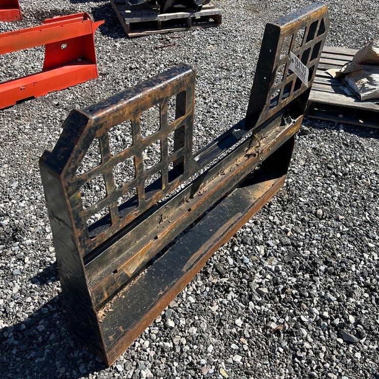 Walk Through Skid Steer Backing Plate