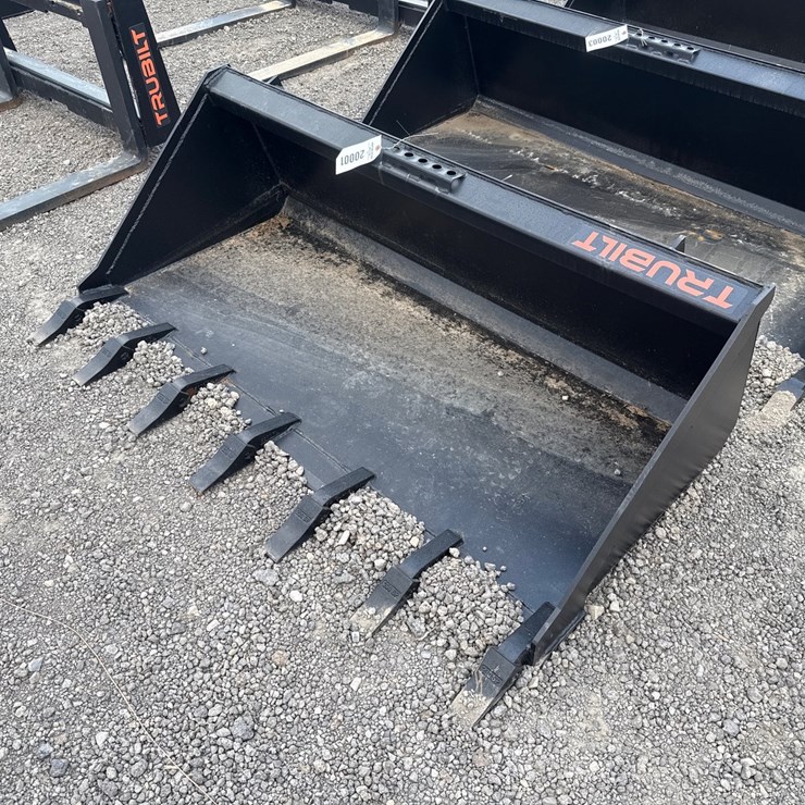 #2030 • TRUBILT 60" SKID STEER TOOTH BUCKET