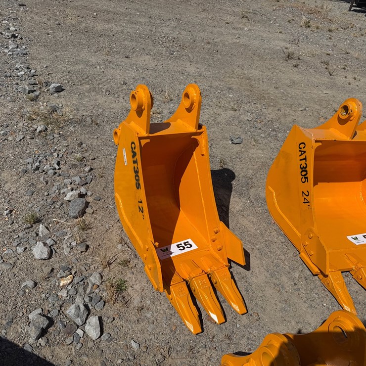#55 • Giyi Gy-BK 12" Cat305 Excavator Bucket INV#55144