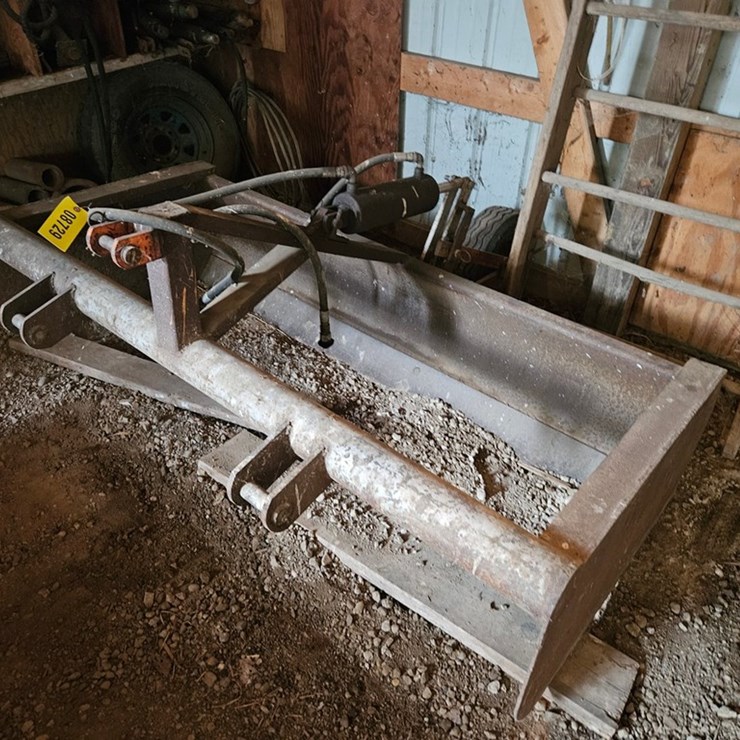 #8729 • Homemade 6' 3pt Box Blade