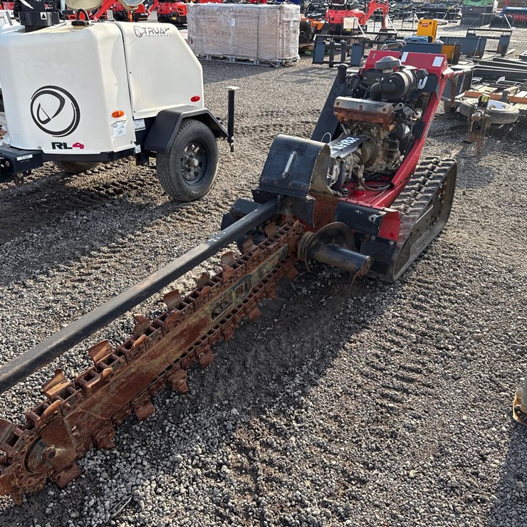 #2067 • BARRETO 2324TK TRENCHER W/ TRAILER
