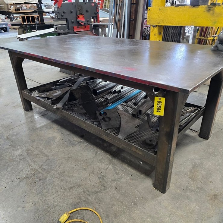 #9684 • Homemade 4'x8' Welding Table