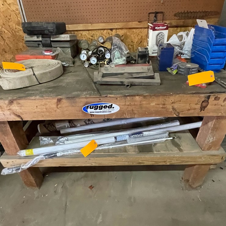 #9233 • Wooden Shop Table
