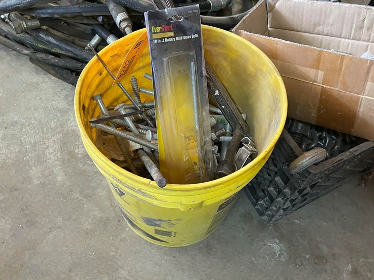 #9242-•-2-crates-and-bucket-full-of-hardware-and-more-image-2
