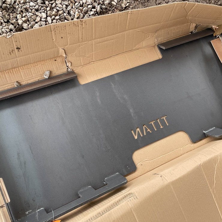 #9185 • Titan Blank Skid Steer Plate