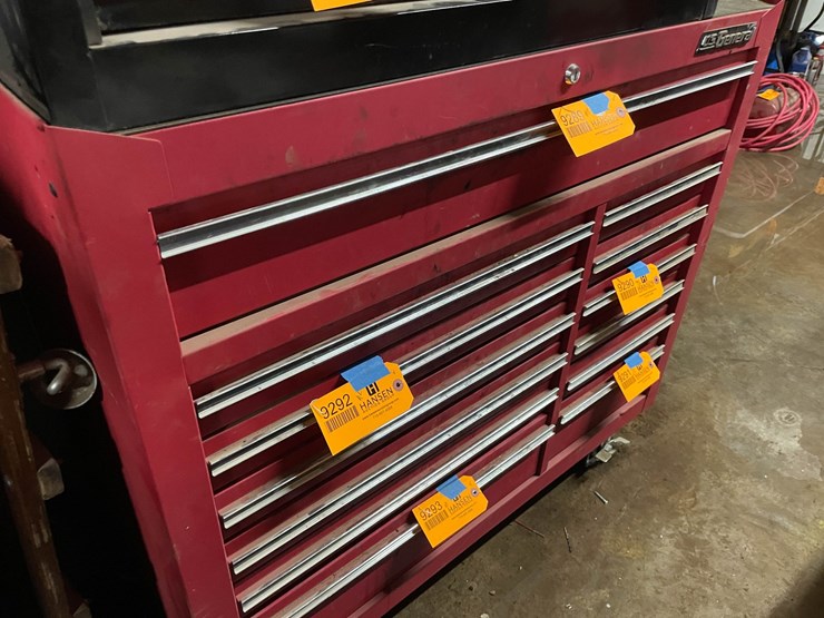 #9200-•-us-general-(13)-drawer-red-tool-box-on-wheels-image-3