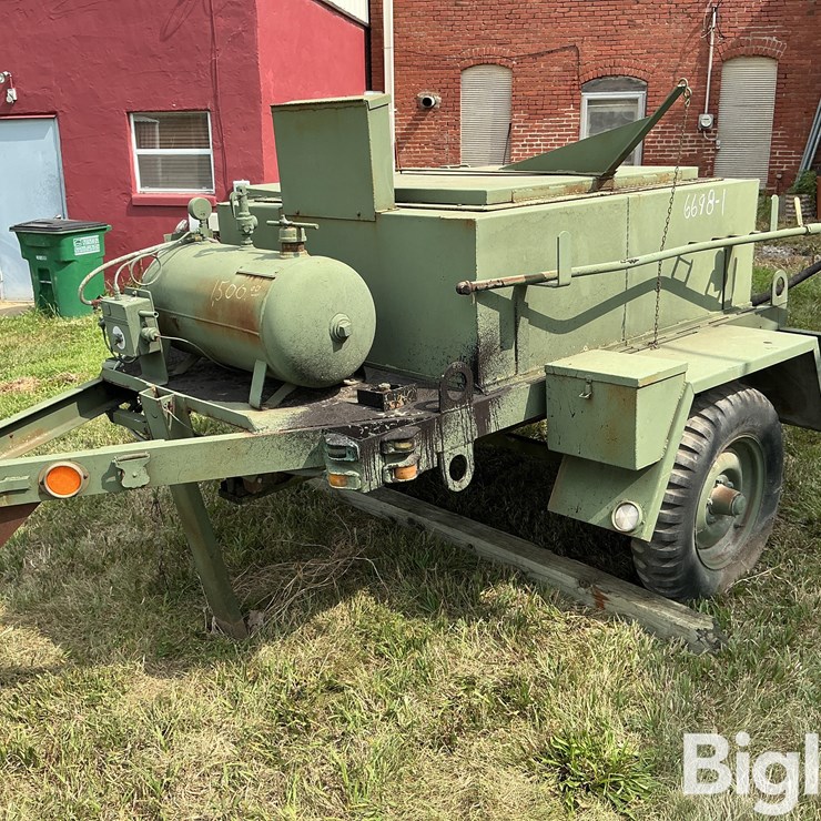 General Steel 1901 Road Oil Kettle Heater Trailer