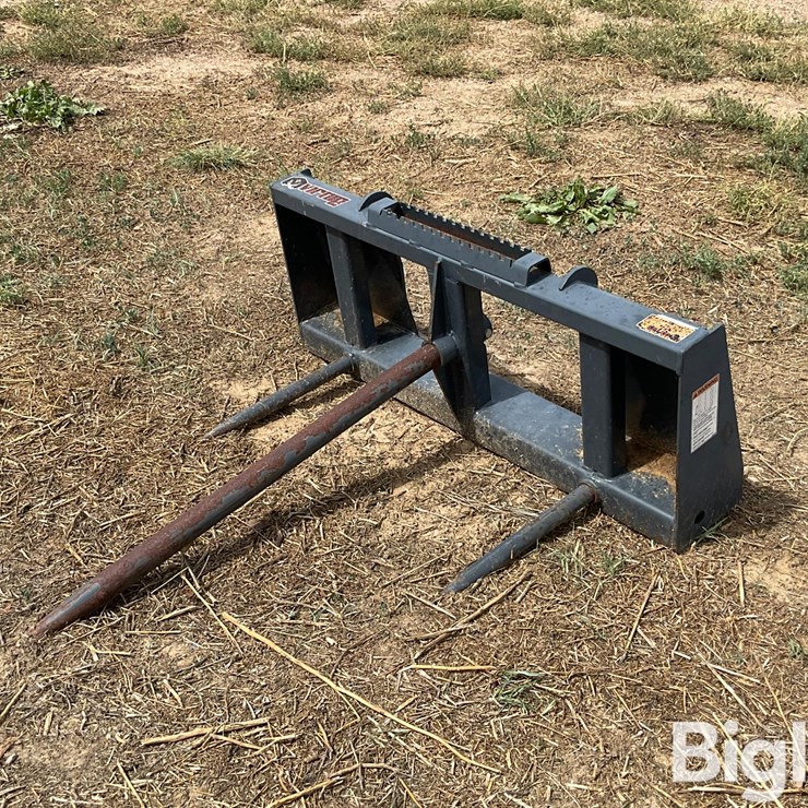 Virnig Bale Spear Skid Steer Attachment