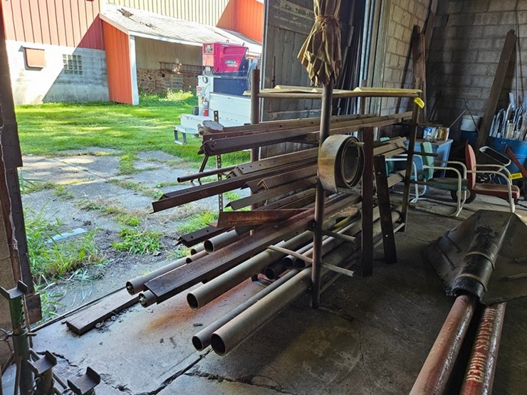 #8760-•-steel-rack-w/-contents-image-3