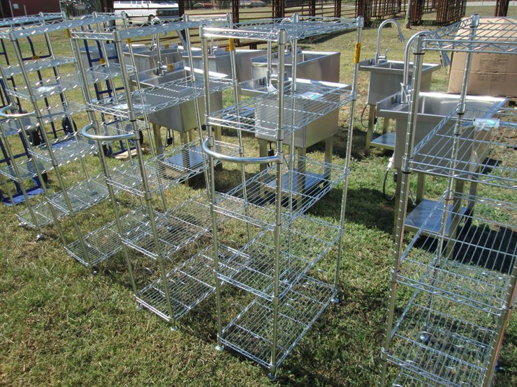 #50180-•-2'x1'x55"-5-unit-rolling-metal-shelf-inv#50180-image-2