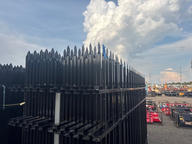 #6080-•-qty(22)-7'-x-10'-wrought-iron-fence-panels-image-6