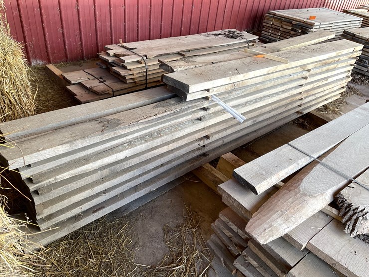 #1651-•-(2)-bundles-of-oak,-and-possibly-pine-boards-image-3