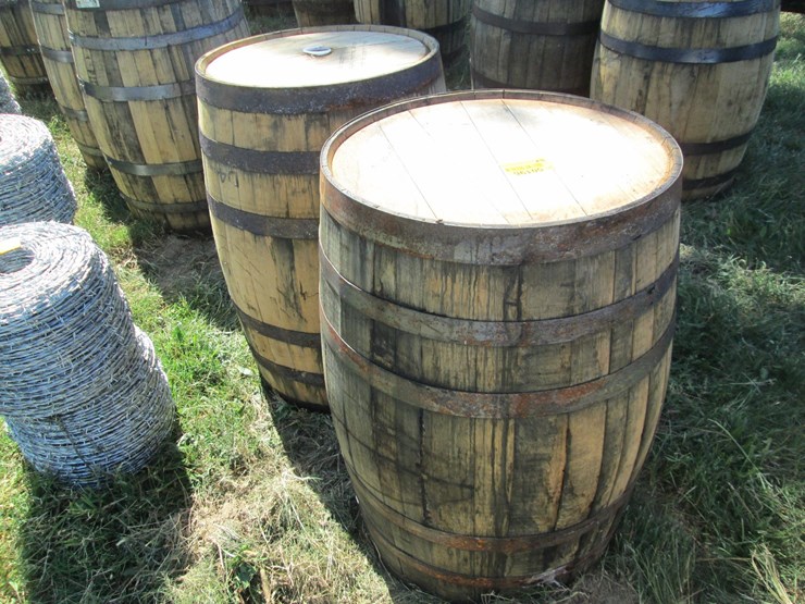 #50196-•-lot-of-(2)-whisky-barrels-inv#50196-image-2