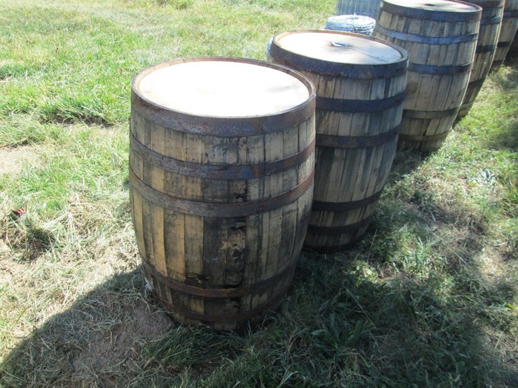 #50196-•-lot-of-(2)-whisky-barrels-inv#50196-image-1