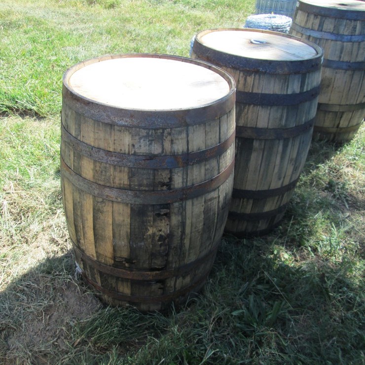 #50196 • Lot of (2) Whisky Barrels INV#50196