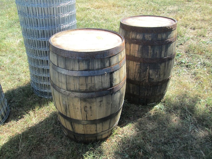 #50194-•-lot-of-(2)-whisky-barrels-inv#50194-image-1