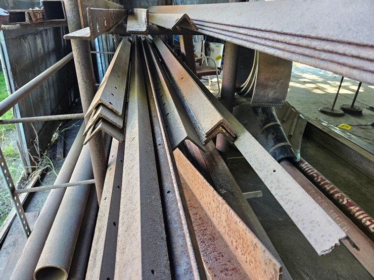 #8760-•-steel-rack-w/-contents-image-9
