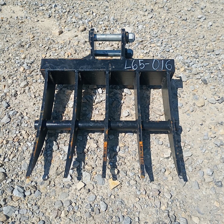 #L65-016 • IREAS Rake Mini Excavator Attachment