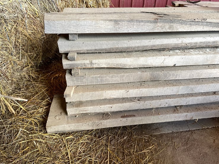 #1651-•-(2)-bundles-of-oak,-and-possibly-pine-boards-image-6